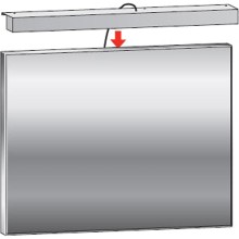 Светильник Laufen Frame 25 100 4.4751.1.900.007.1 Хром матовый
