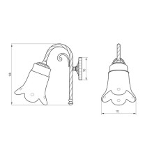 Светильник Migliore Edera 16951 Золото