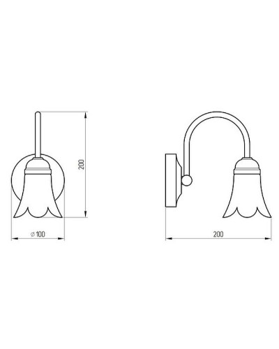 Светильник Migliore Mirella 17189 Бронза