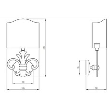 Светильник Migliore Mirella 17188 Бронза