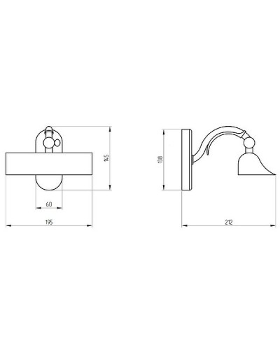 Светильник Migliore Mirella 17191 Бронза