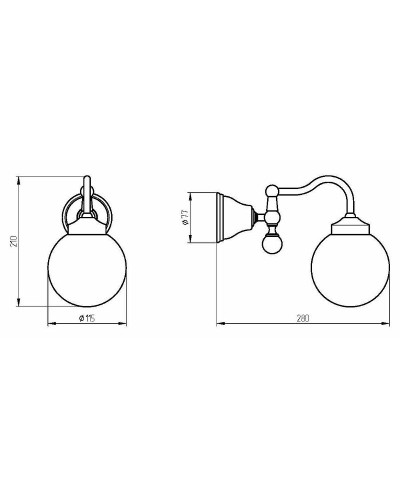 Светильник Migliore Provance 17675 Хром