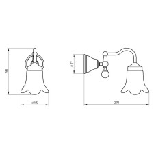 Светильник Migliore Provance 17676 Хром