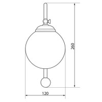 Светильник Caprigo 2237-CRM