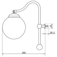 Светильник Caprigo 2237-CRM