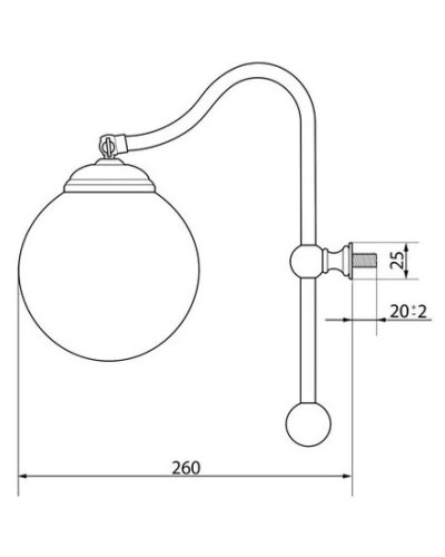 Светильник Caprigo 2237-VOT