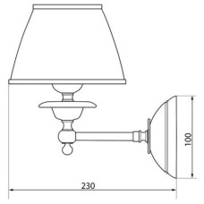 Светильник Caprigo 2240-CRM