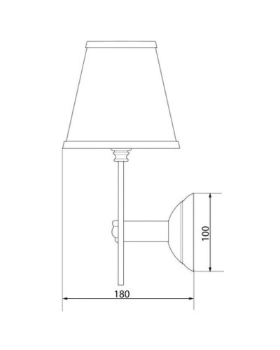 Светильник Caprigo 0083/1F-CRM PRCC/16