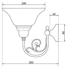 Светильник Caprigo 2241-ORO