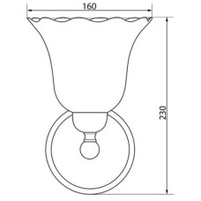 Светильник Caprigo 2238-CRM