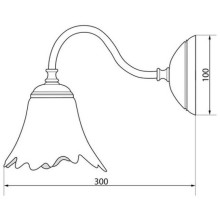 Светильник Caprigo 7015/1F-CRM V2700