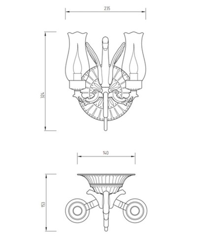 Светильник Migliore Luxor 26157 Золото