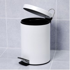 Ведро для мусора WasserKRAFT K-635W Белое матовое