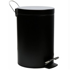 Ведро для мусора WasserKRAFT K-635B Черное матовое