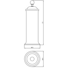 Контейнер для хранения Migliore Provance 17662 Хром Белый