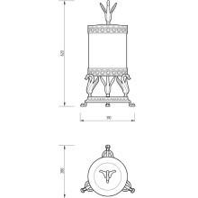 Ведро для мусора Migliore Luxor 26154 Золото