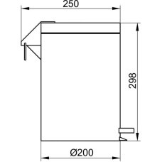 Мусорное ведро 5л KEUCO 04988010000