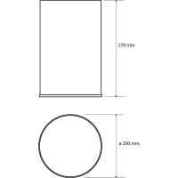 Ведро для мусора Bemeta Hotel 115115031 Хром