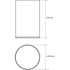 Ведро для мусора Bemeta Hotel 115115031 Хром