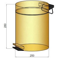 Мусорное ведро Boheme Imperiale 10426