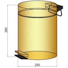 Мусорное ведро Boheme Imperiale 10426