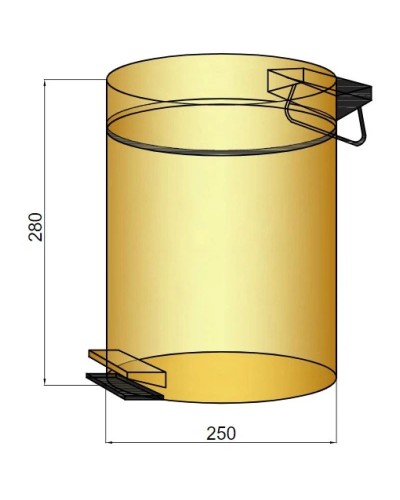 Мусорное ведро Boheme Imperiale 10426
