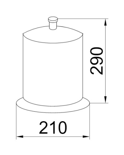 Мусорное ведро Boheme Puro 10708