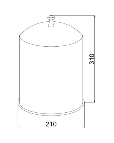 Мусорное ведро Boheme Provanse 10808