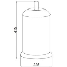 Мусорное ведро Boheme Murano Cristal 10914-CRST-G