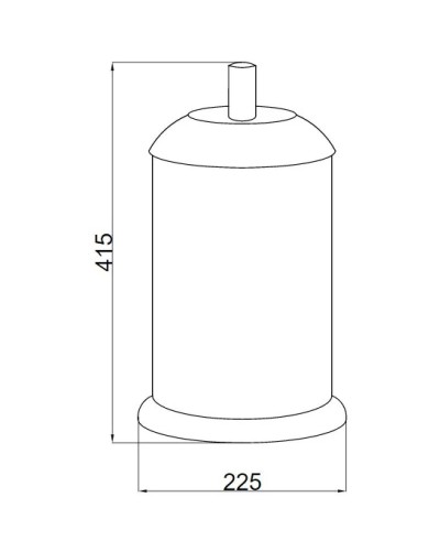 Мусорное ведро Boheme Murano Cristal 10914-CRST-BR