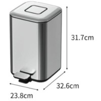 Мусорное ведро 7л Boheme 10948-C