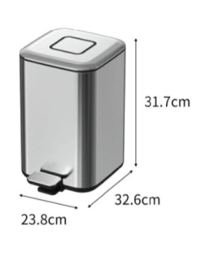 Мусорное ведро 7л Boheme 10948-C