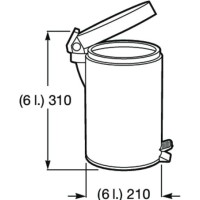 Мусорное ведро 5л Roca Hotels 815489001