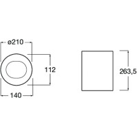 Мусорное ведро 6л Roca Public 817415002