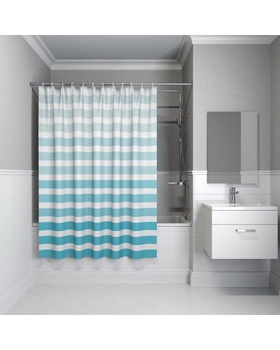 Штора для ванны Iddis Basic B05P218i11 1800x1800 Бирюзовый