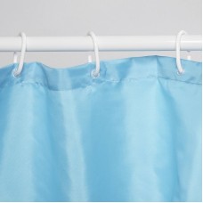 Штора для ванны WasserKRAFT Oder 180x200 SC-30201 Голубая