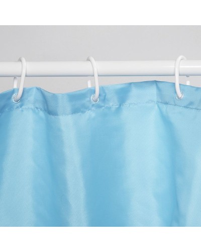 Штора для ванны WasserKRAFT Oder 180x200 SC-30201 Голубая