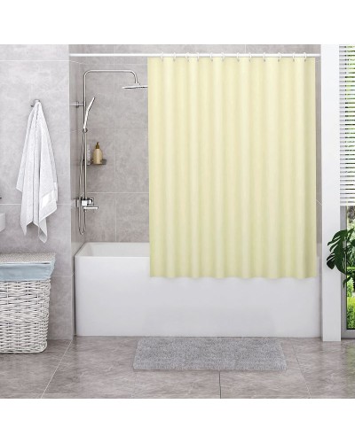 Штора для ванны WasserKRAFT Oder 180х200 SC-30101 Желтая
