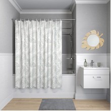 Шторка для ванны Iddis Basic 200x240 B48P218i11 Белая Зеленая