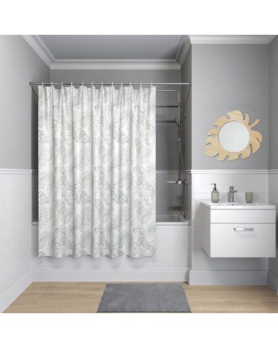 Шторка для ванны Iddis Basic 200x240 B48P218i11 Белая Зеленая