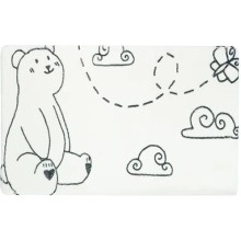 Коврик для ванной комнаты Fixsen Teddy Air 50x80 FX-6001T Белый