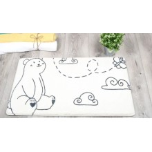 Коврик для ванной комнаты Fixsen Teddy Air 50x80 FX-6001T Белый
