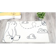 Коврик для ванной комнаты Fixsen Teddy Air 50x80 FX-6001T Белый