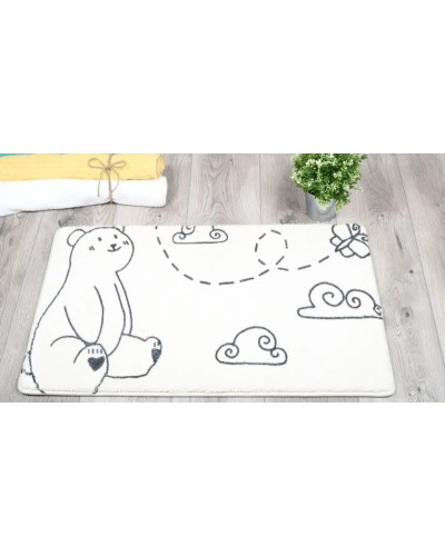 Коврик для ванной комнаты Fixsen Teddy Air 50x80 FX-6001T Белый