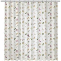 Шторка для ванны Fixsen Design Flora FX-1507 180х200 Белая с цветами