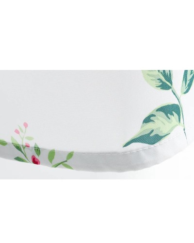 Шторка для ванны Fixsen Design Flora FX-1507 180х200 Белая с цветами