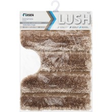 Коврик для ванной комнаты Fixsen Lush FX-9001U 50х40 Коричневый