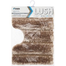 Коврик для ванной комнаты Fixsen Lush FX-9001U 50х40 Коричневый