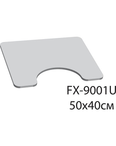 Коврик для ванной комнаты Fixsen Lush FX-9001U 50х40 Коричневый