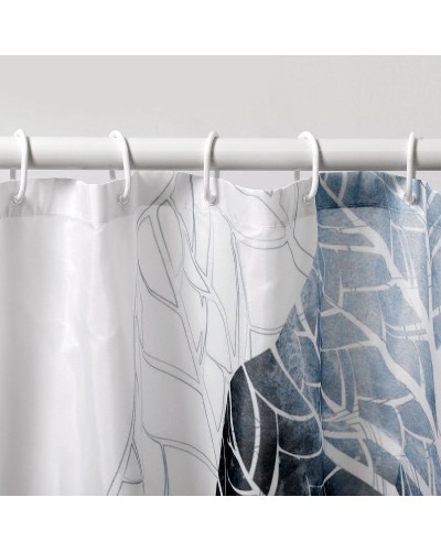 Штора для ванны WasserKRAFT Glan 180х200 SC-51101 Листья